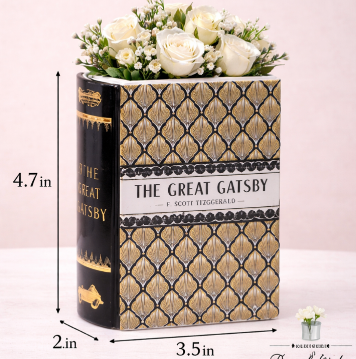 Small Ceramic Book Vase